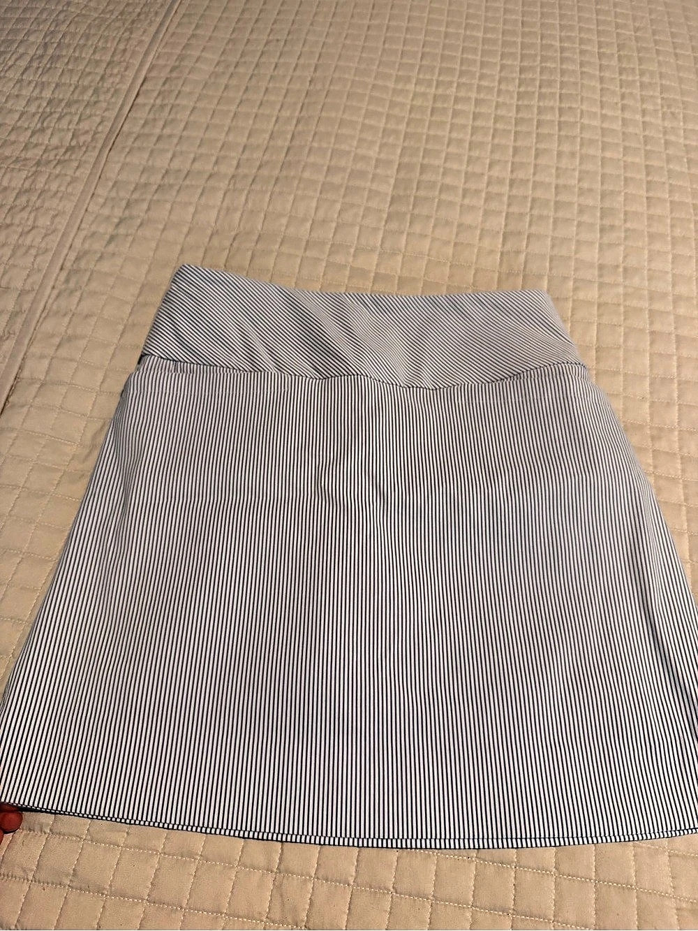 S.C. & Co. Striped Mini Skirt in Blue & White Size XS - Picture 2 of 11